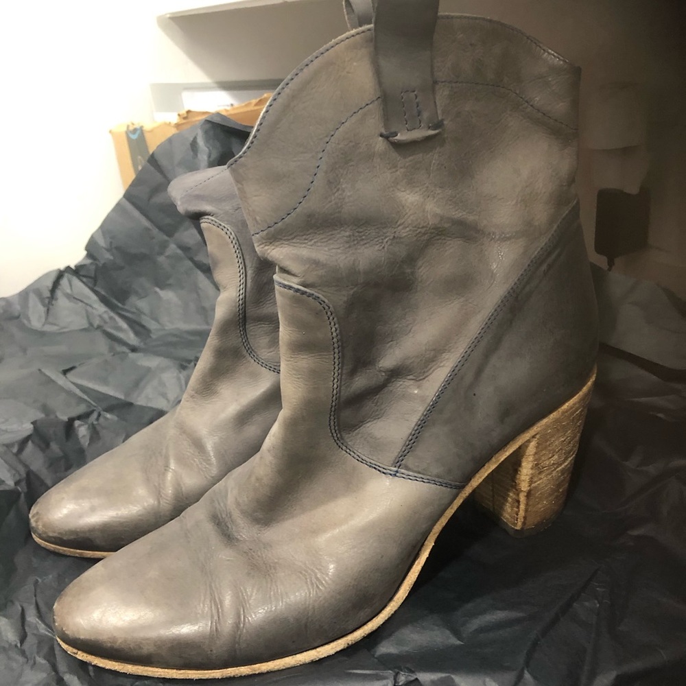 FERMANI ALBERTO ANKLE BOOTS SHOES IS 8.5 gray